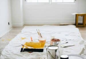 Chantier peinture intérieure à Sotteville-lès-Rouen — SARL Home Décoration