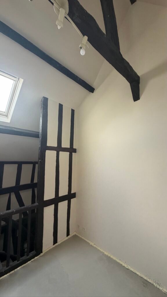 Rénovation de combles et poutres à Rouen